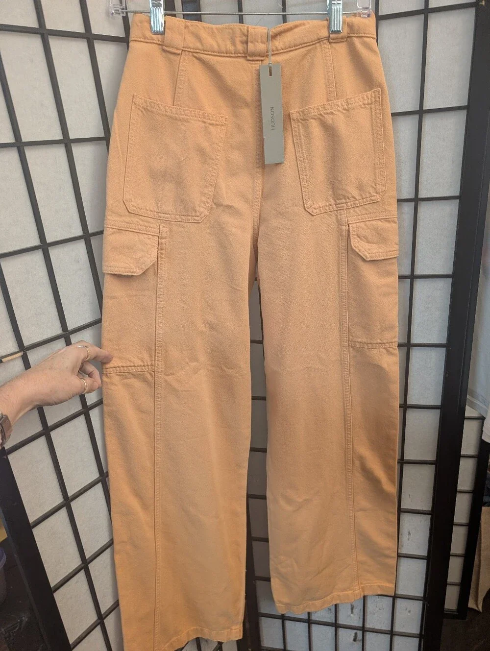 Free people Hudson orange 🧡 jeans Popsicle NWT